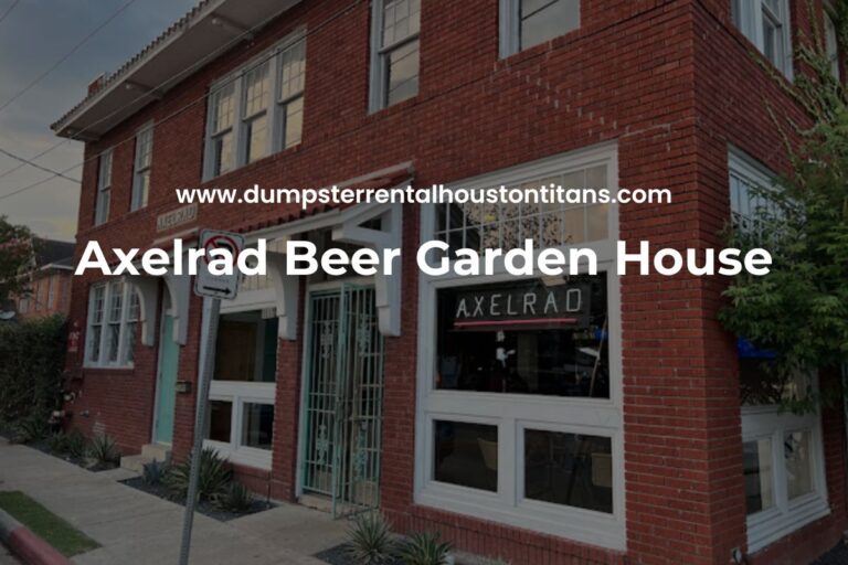 Axelrad Beer Garden House featured image
